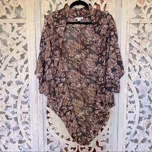 Cotton On Kimono Feathers size L